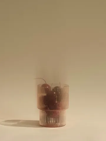 Szklanki Ripple 4 szt - Blush - Ferm Living