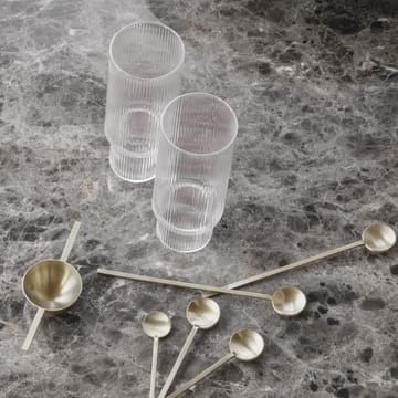 Szklanki Ripple long drink 4 szt - Przezroczyste - Ferm Living