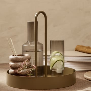 Szklanki Ripple long drink 4 szt - Smoked grey (szare) - Ferm Living