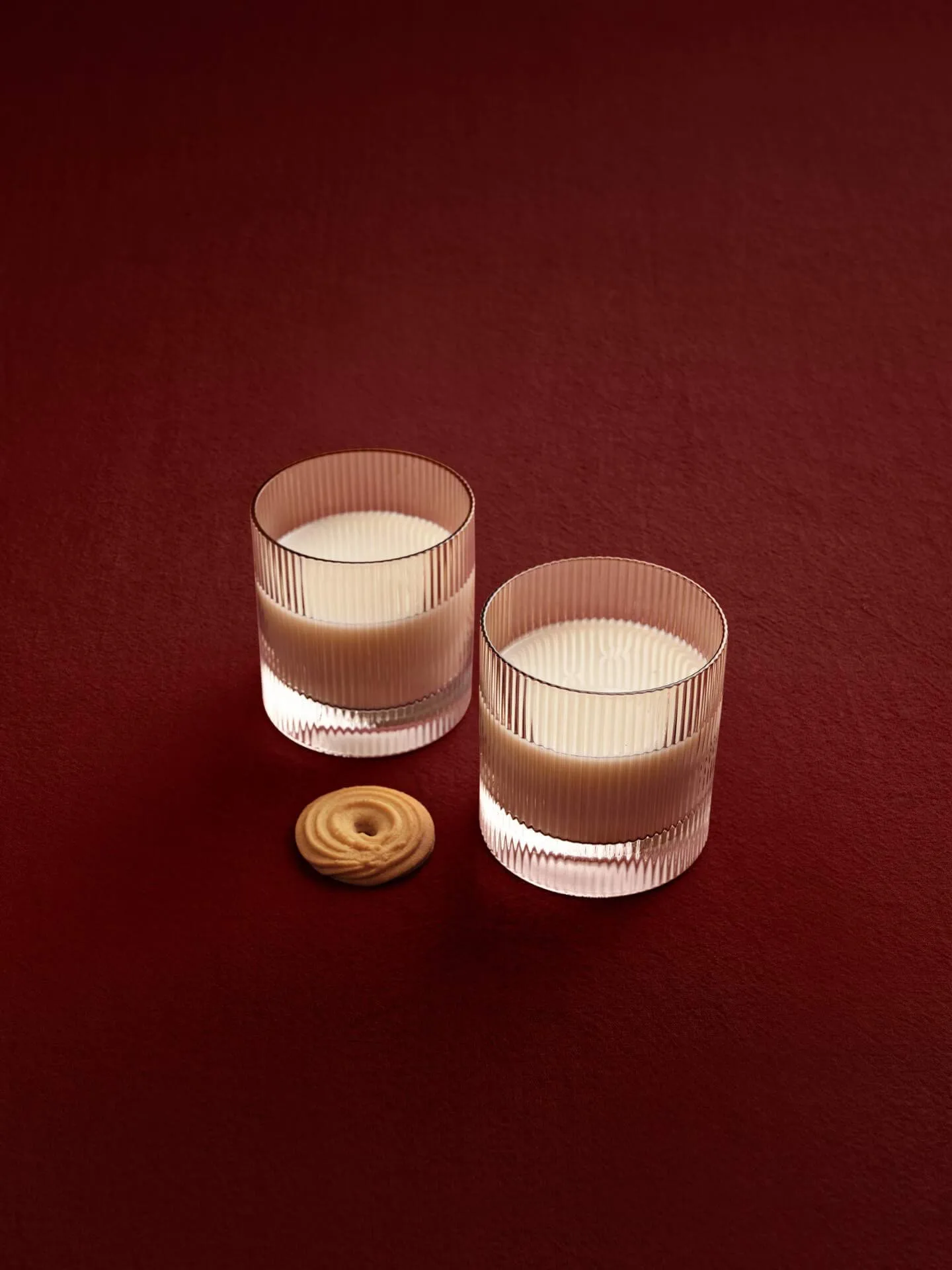 Szklanki typu tumbler Ripple 250 ml, 2-pak, Blush Ferm Living