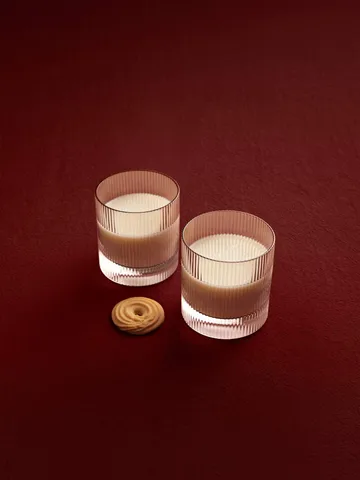 Szklanki typu tumbler Ripple 250 ml, 2-pak - Blush - Ferm Living