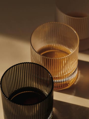 Szklanki typu tumbler Ripple 250 ml, 2-pak - Przezroczysty - Ferm Living
