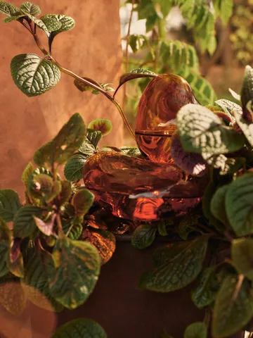 Szklany nawadniacz Mercury 2 części - Amber, 12×18,5 cm - Ferm Living