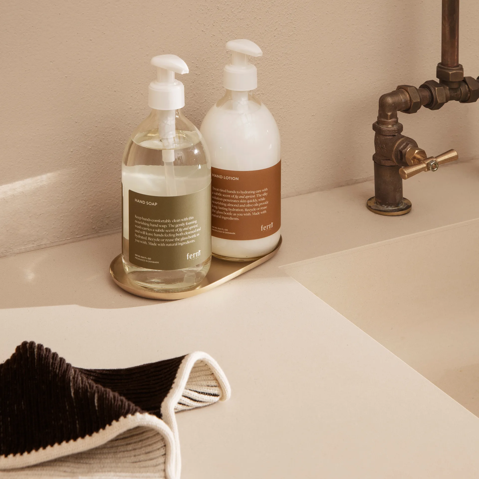 Taca Basho 9x18 cm, Mosiądz  Ferm Living