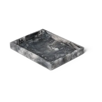 Taca dekoracyjna Mist 15x20 cm - Charcoal - Ferm Living