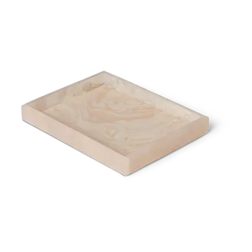 Taca dekoracyjna Mist 15x20 cm - Pearl - Ferm Living