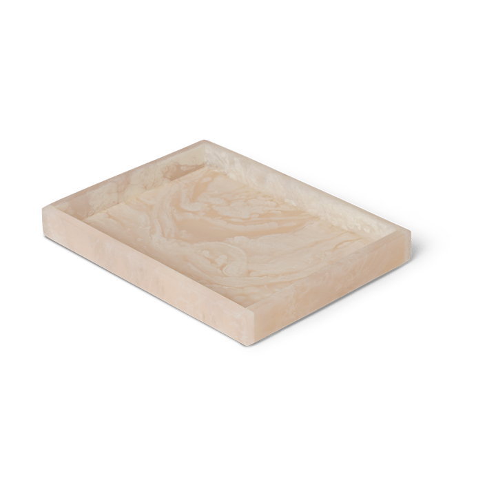 Taca dekoracyjna Mist 15x20 cm - Pearl - Ferm Living