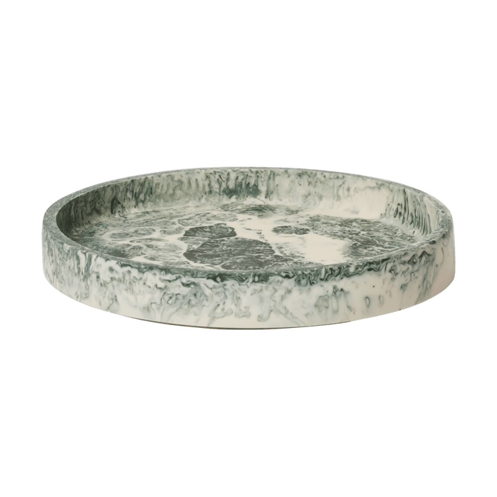 Taca dekoracyjna Mist Ø20 cm - Emerald-off-white - Ferm Living