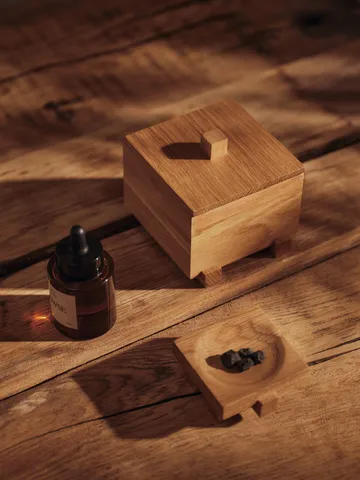 Taca Moku - Surowyy dąb, 7×8 cm - Ferm Living