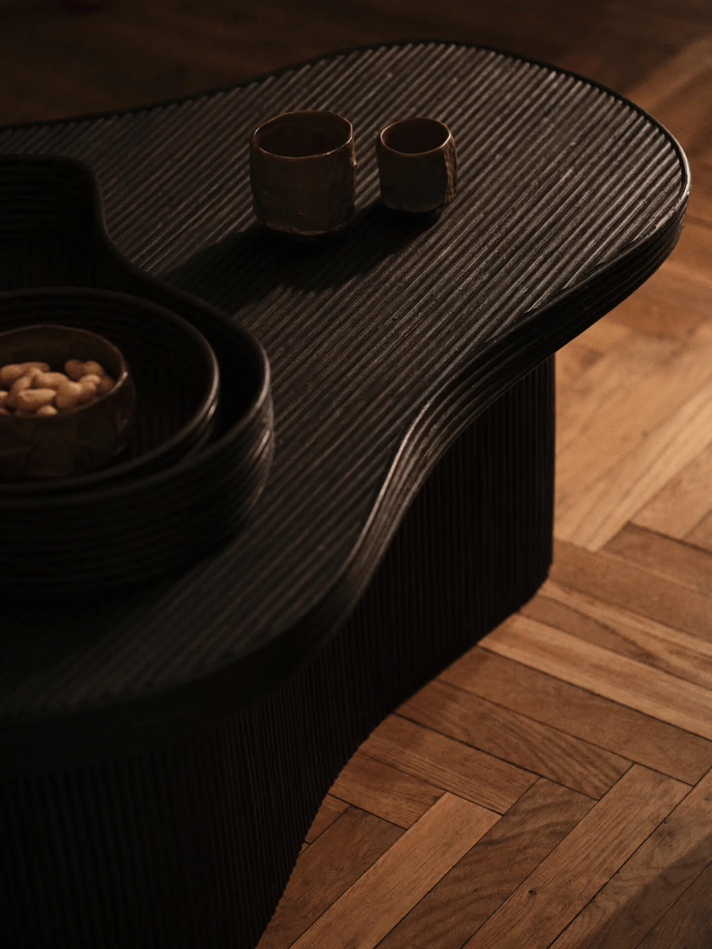 Tace Isola 2 szt., Dark stained Ferm Living