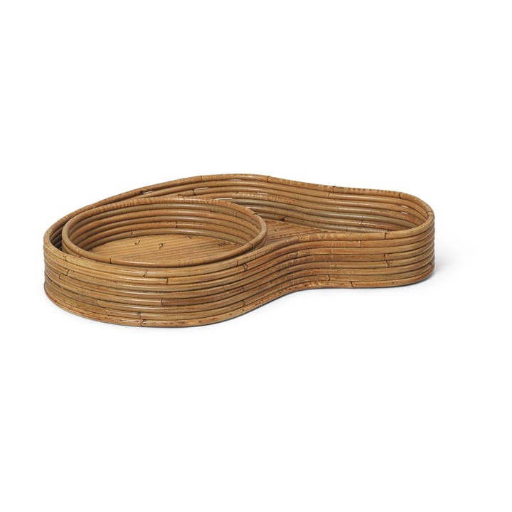 Tace Isola 2 szt., Naturalny barwiony Ferm Living