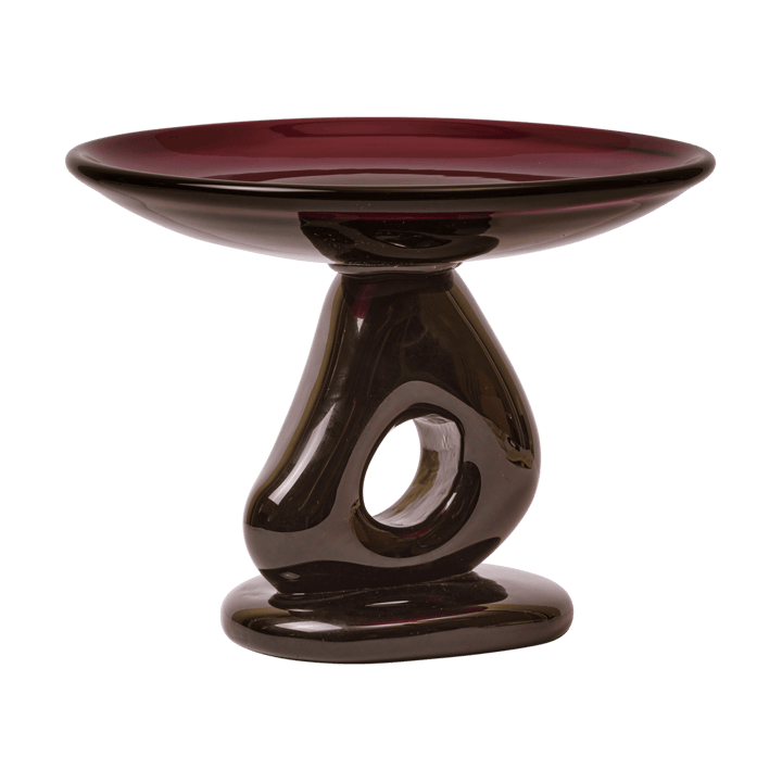 Talerz Damo glass centerpiece Ø30 cm - Dark grape - Ferm Living