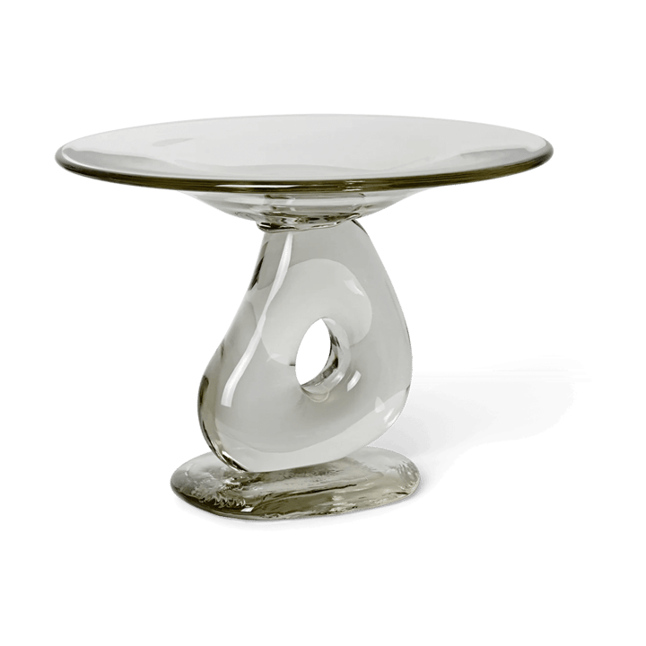 Talerz do serwowania szklany Damo Ø21 cm - Przezroczysty - Ferm Living