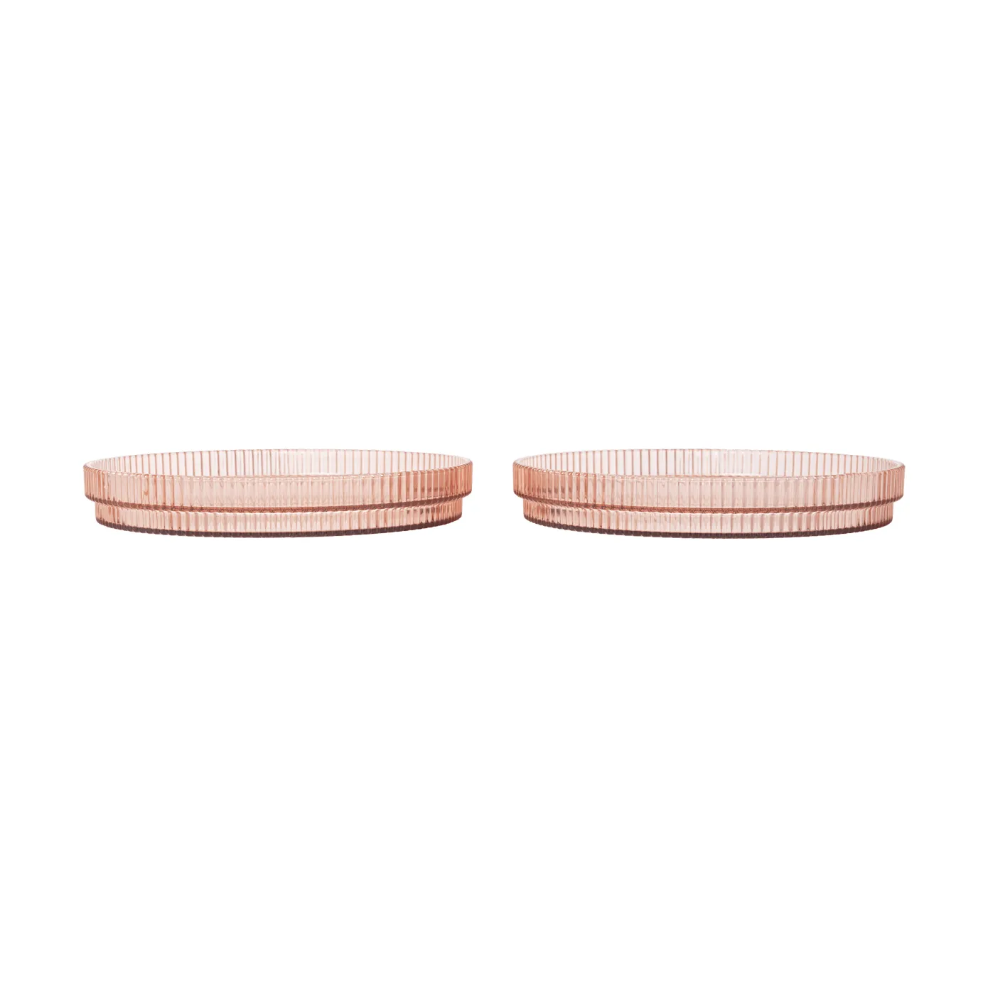 Talerz dziecięcy Ripple kids, Blush, 2 szt. Ferm Living