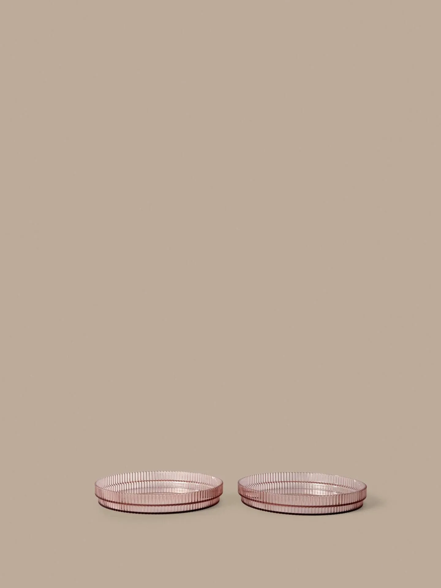 Talerz dziecięcy Ripple kids, Blush, 2 szt. Ferm Living