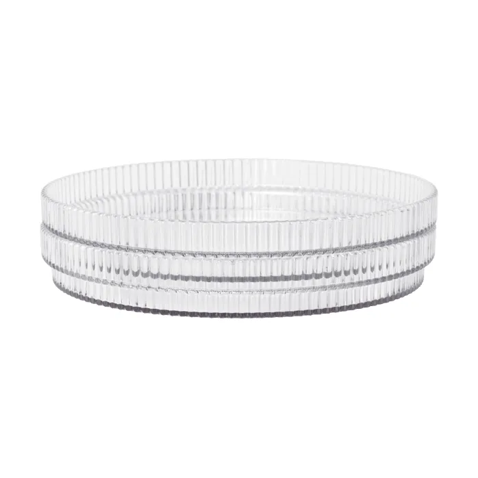 Talerz dziecięcy Ripple kids, Clear, 2 szt. Ferm Living
