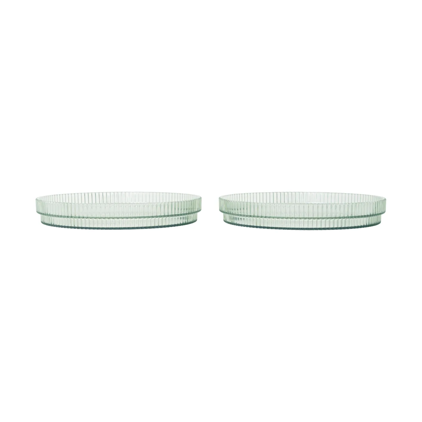 Talerz dziecięcy Ripple kids, Tea green, 2 szt. Ferm Living