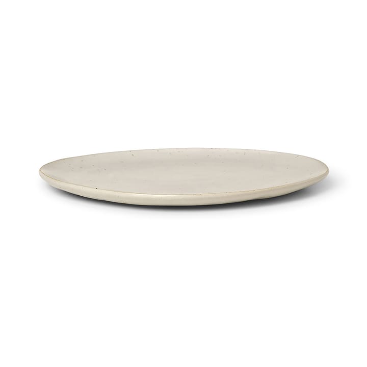 Talerz Flow 22 cm, Off white-nakrapiany Ferm Living