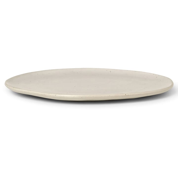 Talerz Flow 27 cm - Off-white speckle - Ferm Living