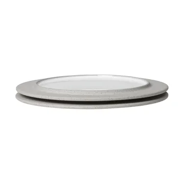 Talerz Sonae 2‑pak

 - Grey-white, Ø22 cm - Ferm Living
