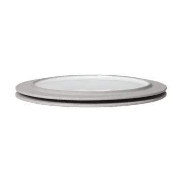 Talerz Sonae 2‑pak

 - Grey-white, Ø25 cm - Ferm Living