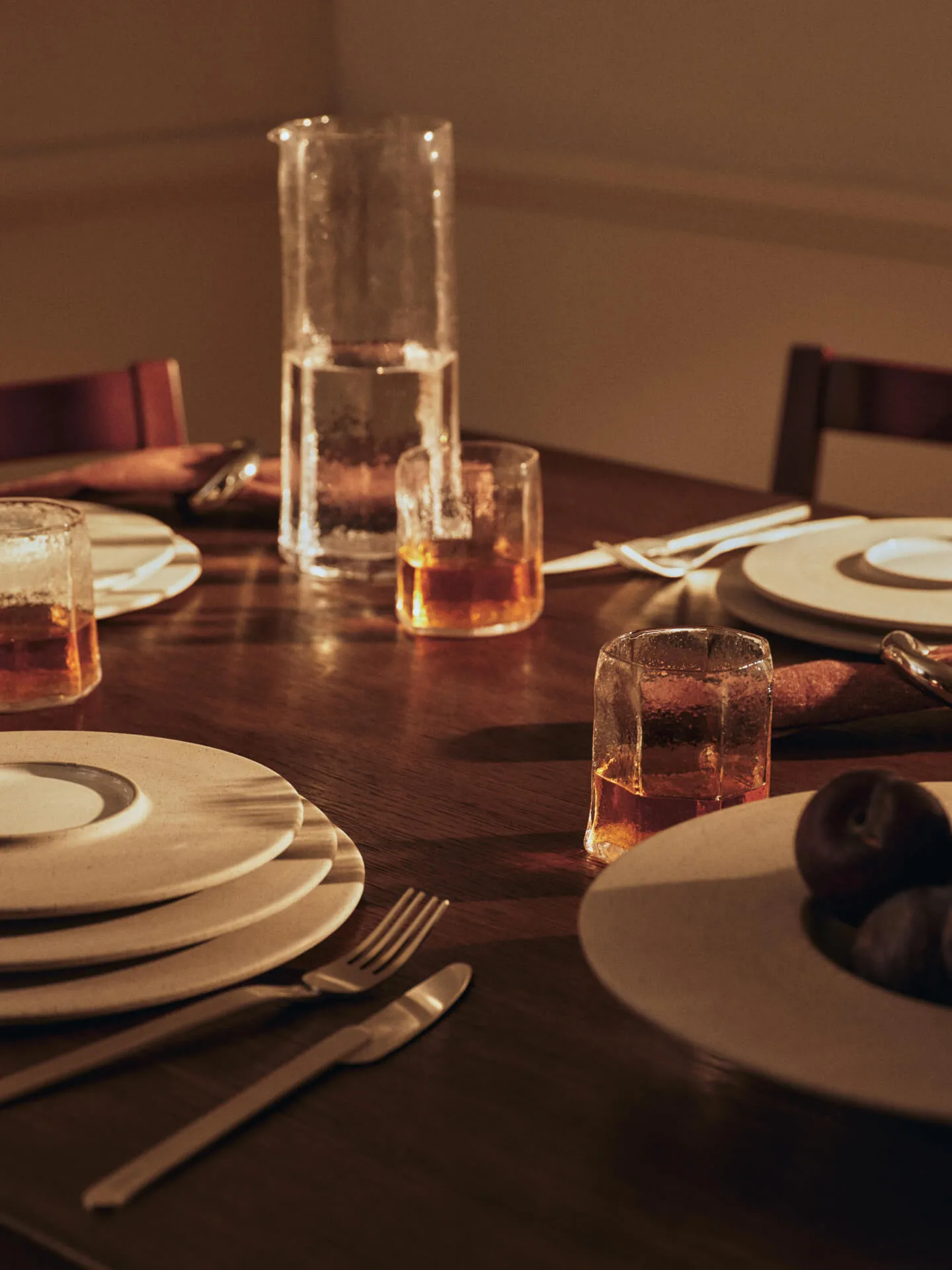 Talerz Sonae 2‑pak

, Grey-white, Ø28 cm Ferm Living