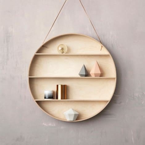 The Round Dorm półka, Ø 55 cm Ferm Living