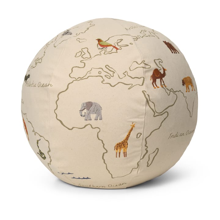 The world sittpuff - pufa - Złamana biel - Ferm Living