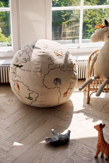 The world sittpuff - pufa - Złamana biel - Ferm Living