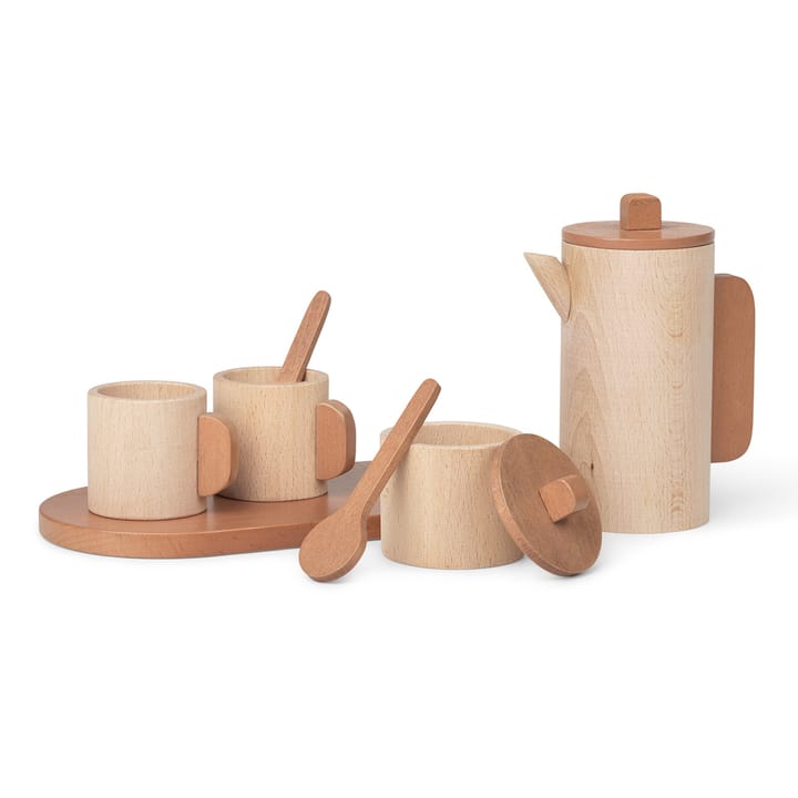 Toro drewniana zastawa stołowa dla dzieci, natural Ferm Living