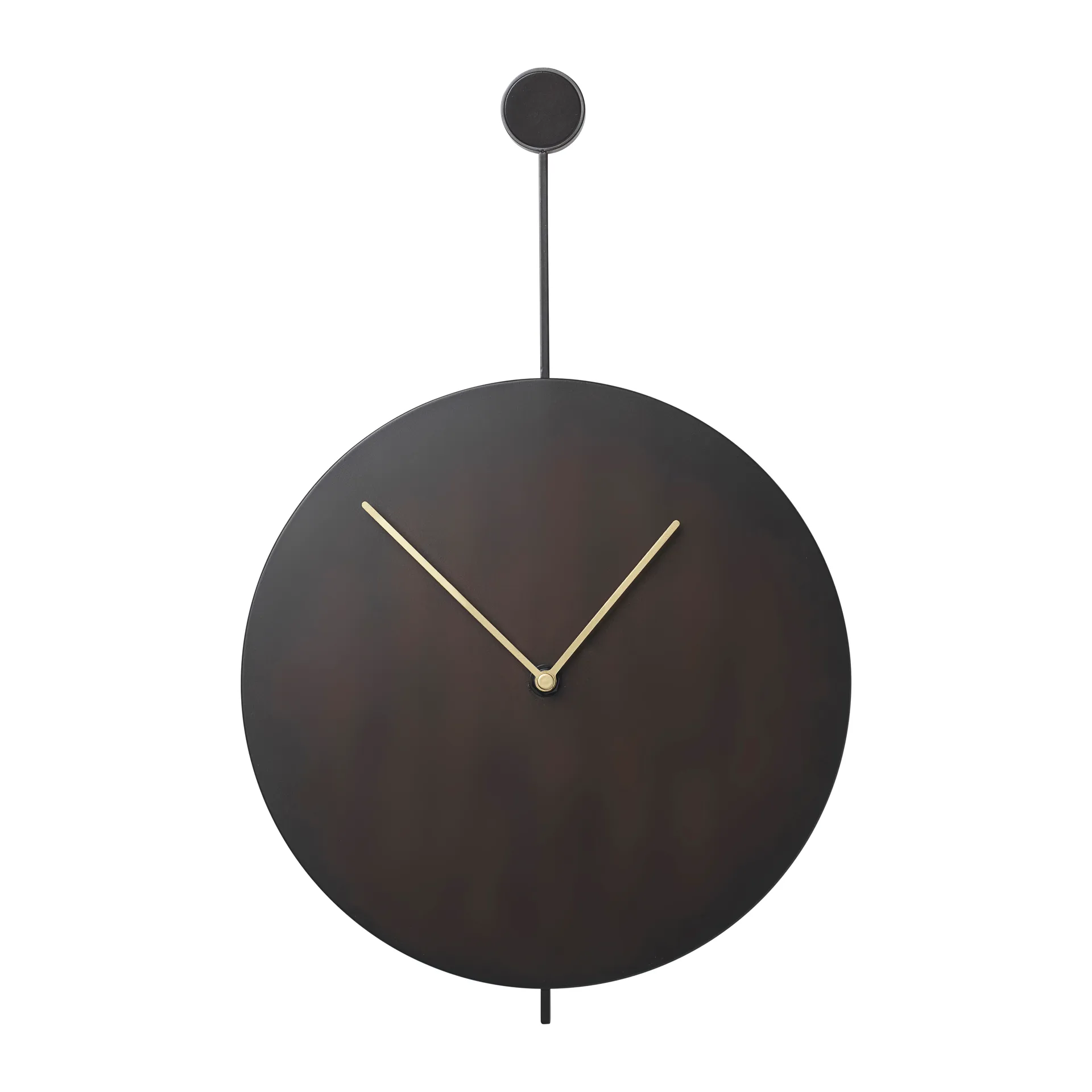 Trace zegar ścienny, Black-brass Ferm Living