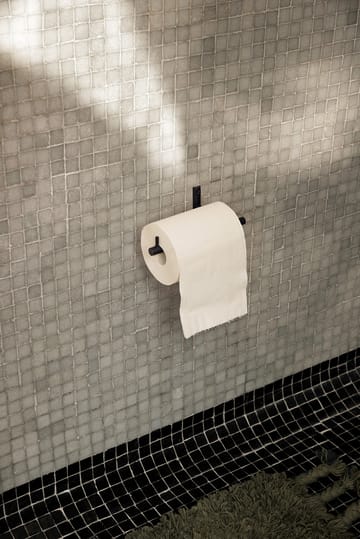 Uchwyt na papier toaletowy Dora - Czarny - ferm LIVING