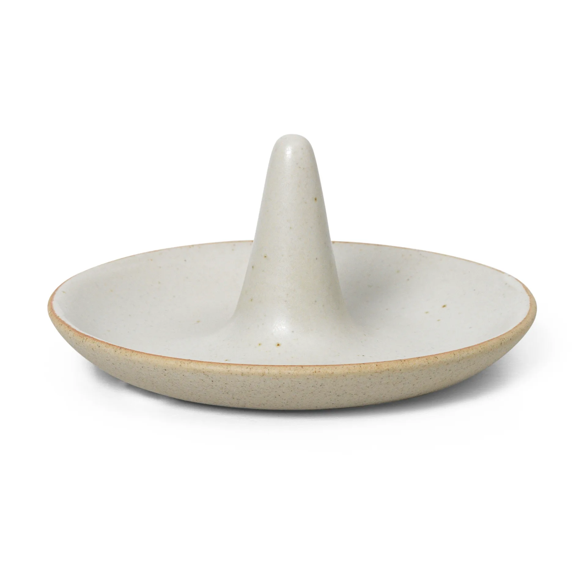 Uchwyt na pierścionki Ring Cone, Off-white speckle Ferm Living