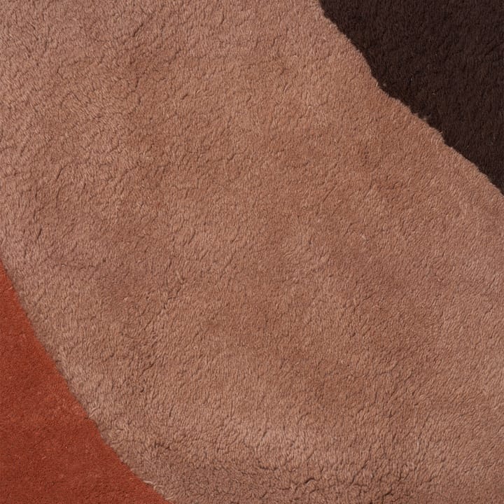 View dywan 140x180 cm - Czerwony-brązowy - ferm LIVING