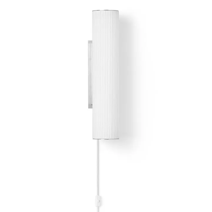 Vuelta lampa ścienna 40 cm - White-stainless steel - Ferm Living