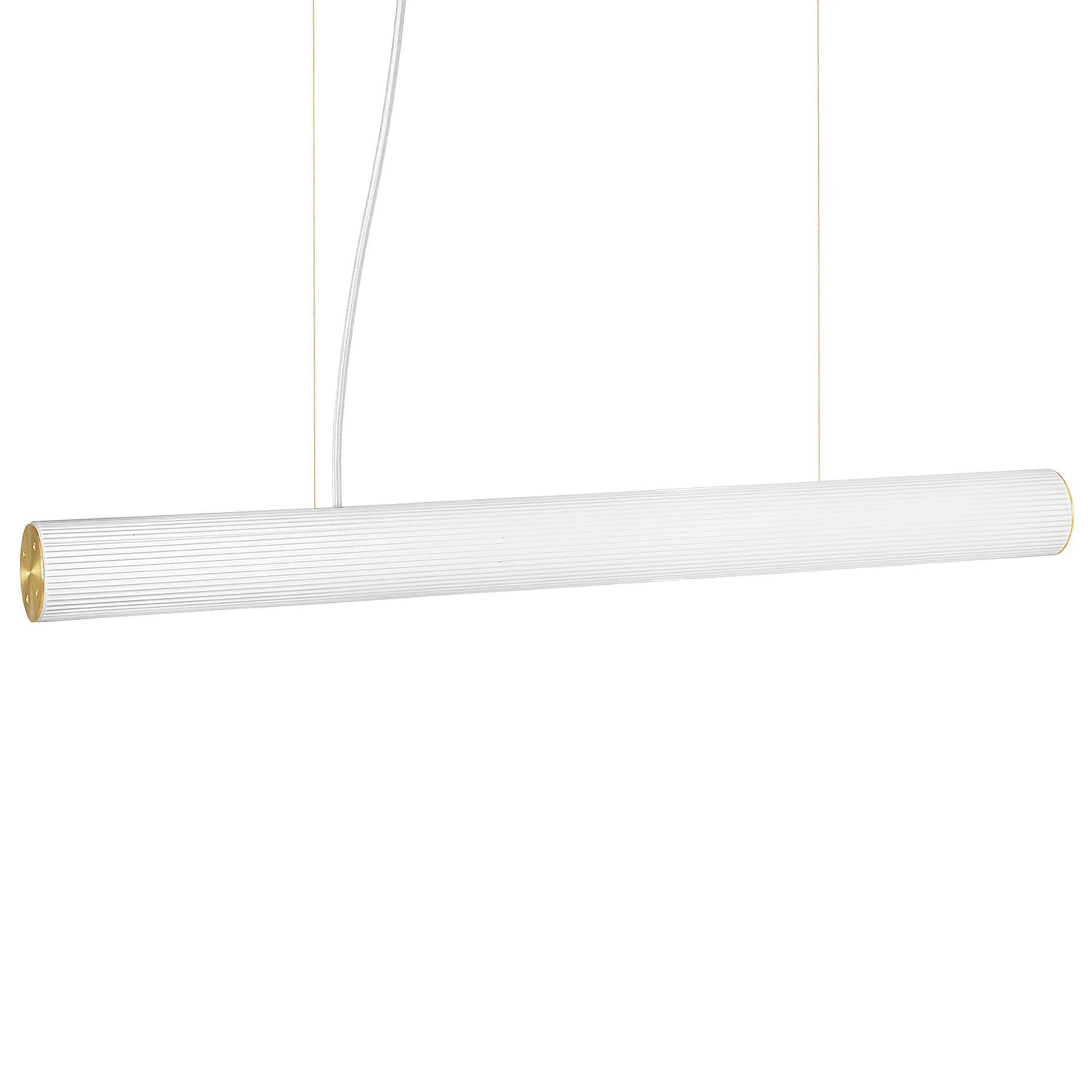 Vuelta lampa wisząca 100 cm, White-brass Ferm Living