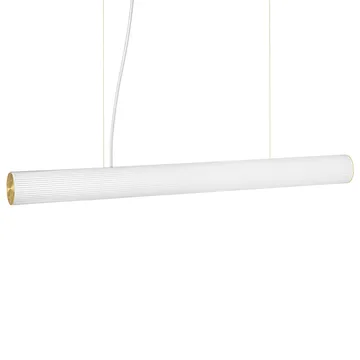 Vuelta lampa wisząca 100 cm - White-brass - Ferm Living