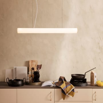 Vuelta lampa wisząca 100 cm - White-brass - Ferm Living