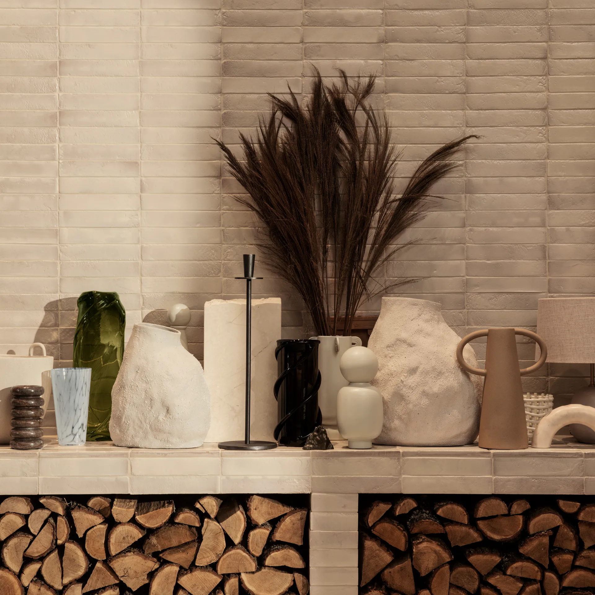 Vulca wazon off-white, średni 36 cm Ferm Living