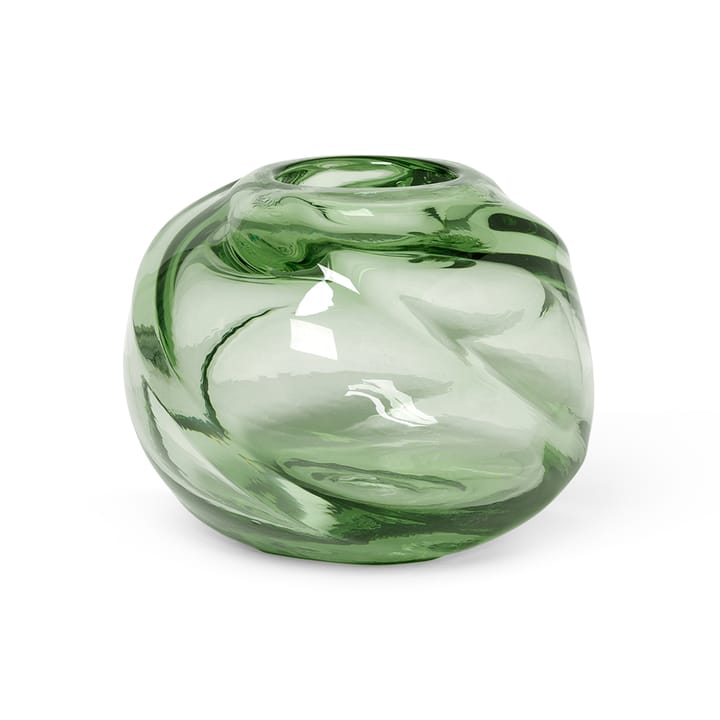 Water Swirl wazon okrągły  Ø21 cm - Recycled glass - Ferm LIVING