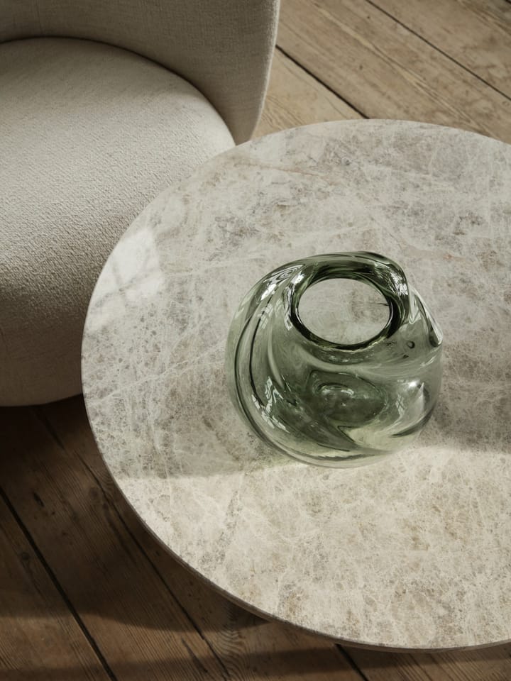 Water Swirl wazon okrągły  Ø21 cm - Recycled glass - ferm LIVING