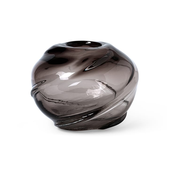 Water Swirl wazon okrągły  Ø21 cm - Smoked Grey - Ferm LIVING