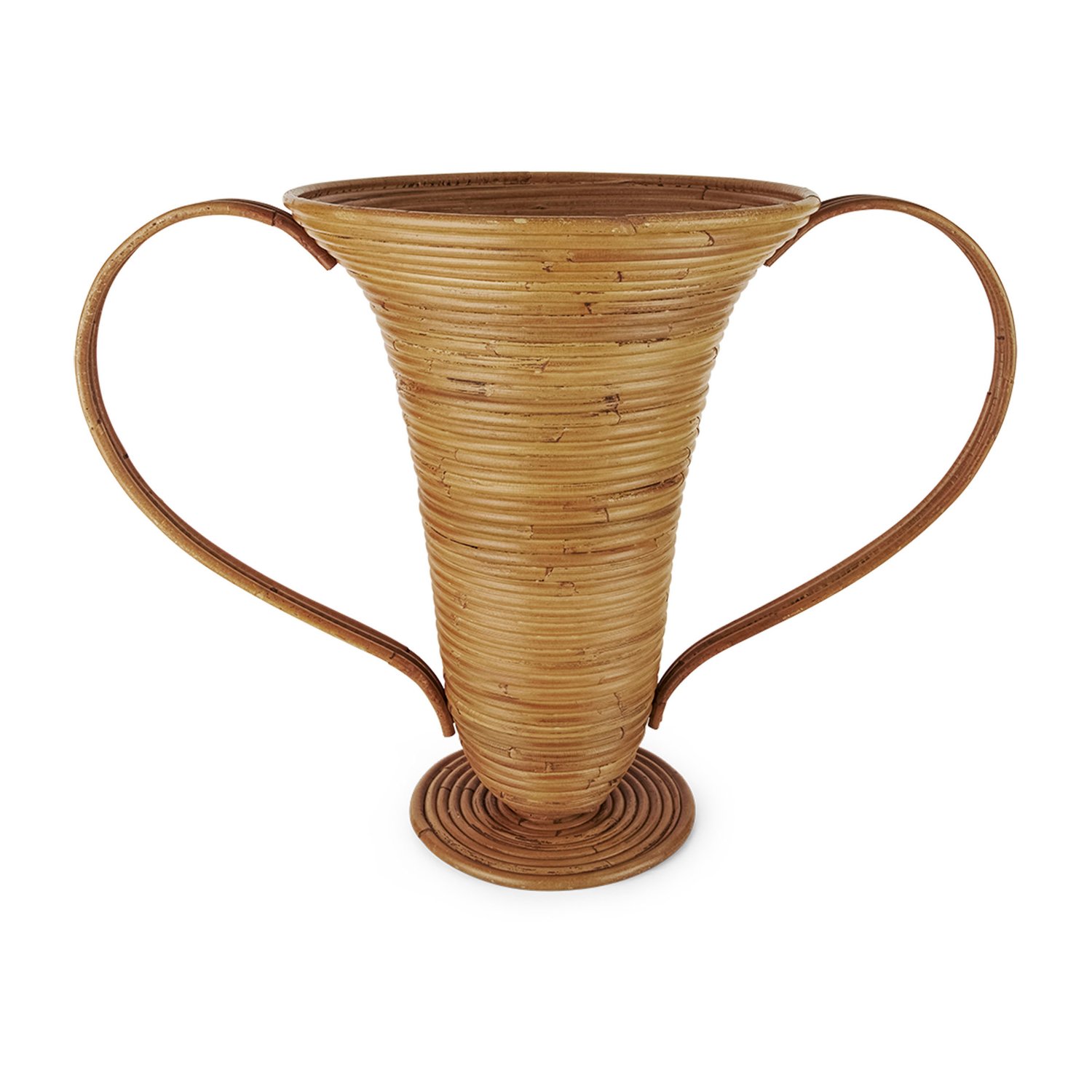 Ferm Living Wazon Amphora duży Naturalny barwiony | Skandynawski Design | Wazony | Brązowy
