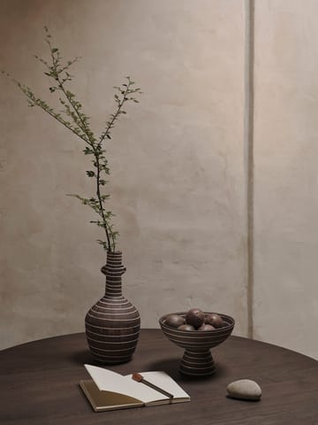 Wazon Brura 32 cm - Coffee-white - Ferm Living