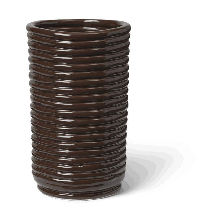 Wazon Corduroy 21 cm - Carob Brown - Ferm Living