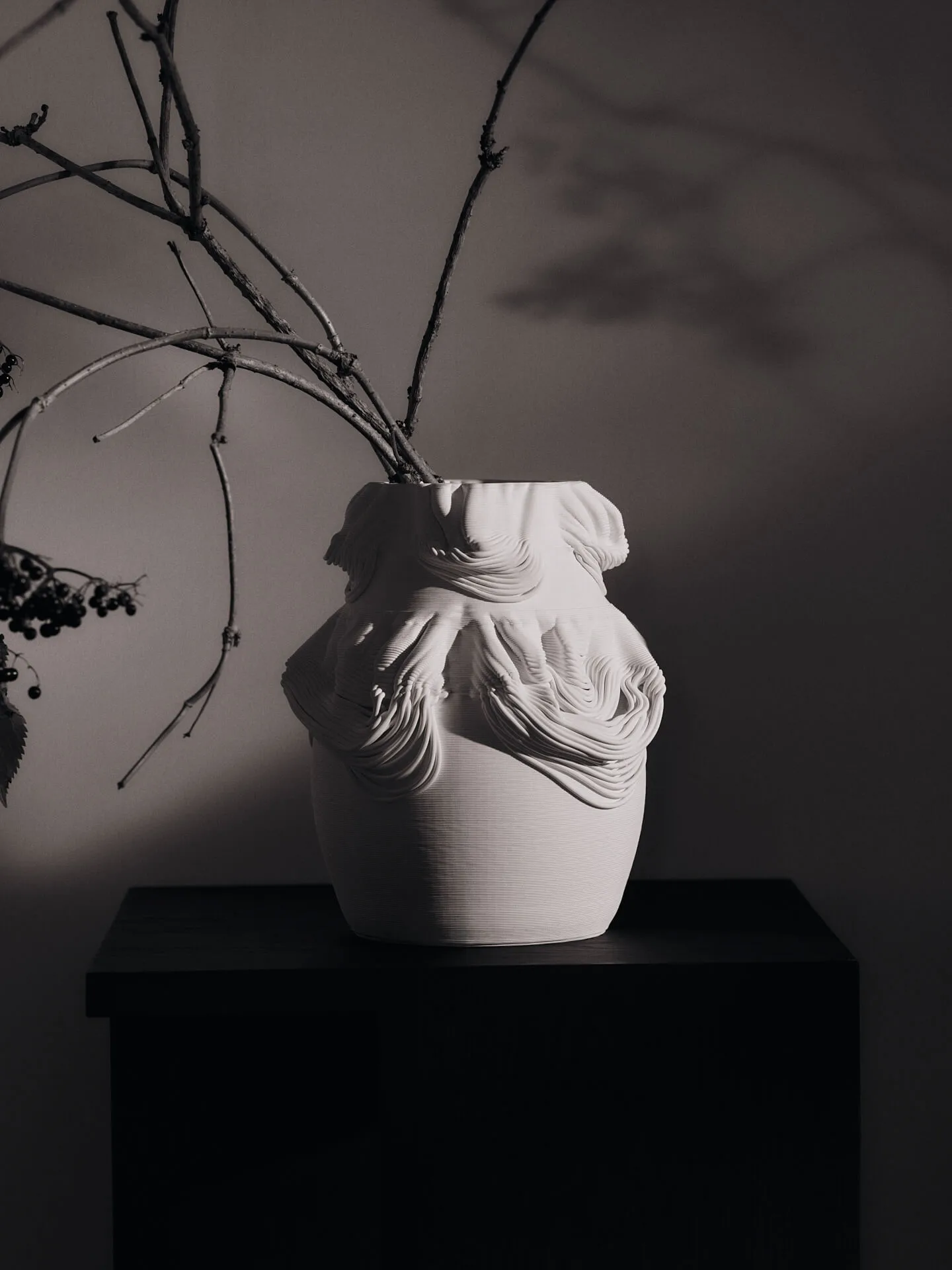 Wazon Drisca 23 cm, Off-white Ferm Living