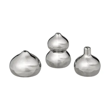 Wazon Komo mini 3 szt. - Srebrny - Ferm Living