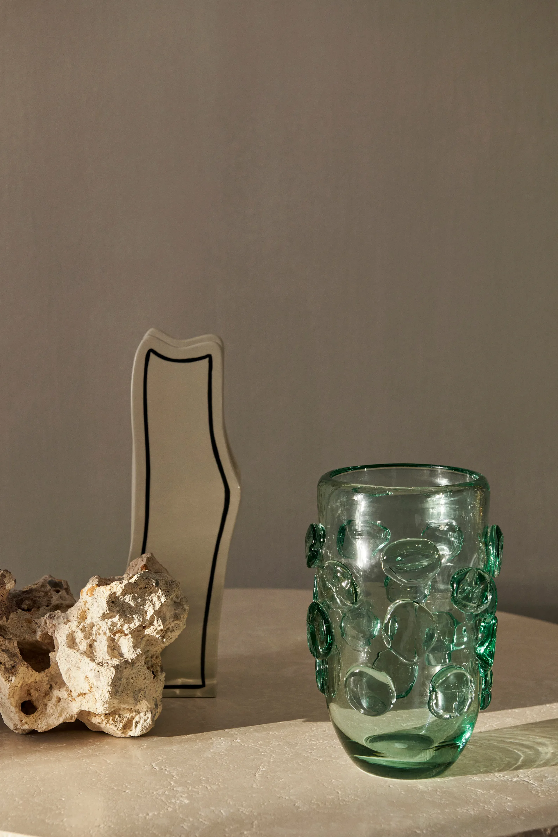 Wazon Lump Ø17x25 cm, Recycled clear Ferm Living