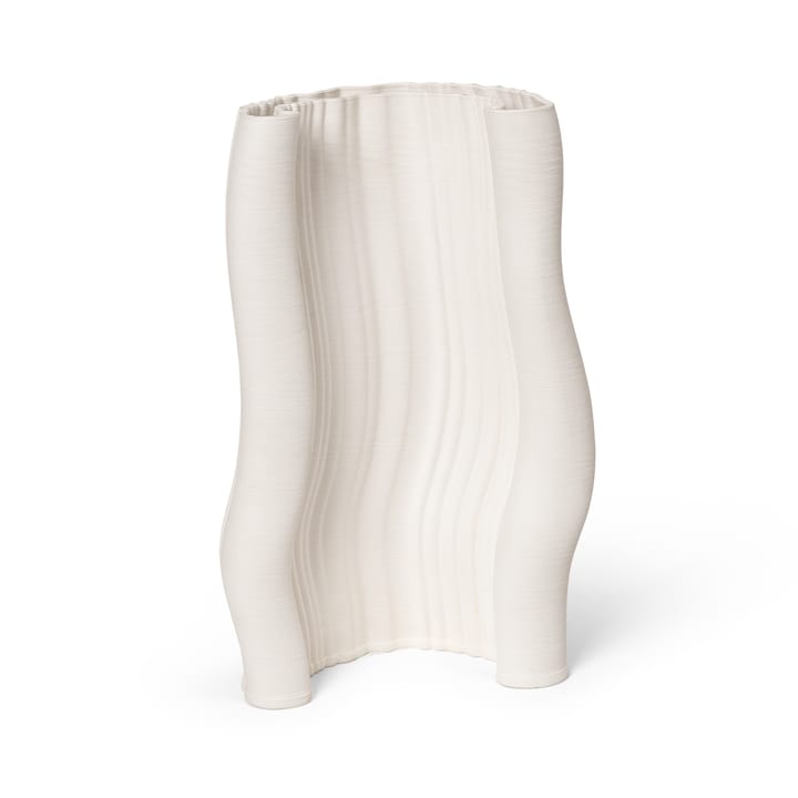 Wazon Moire 19x30 cm - Złamana biel  - Ferm Living