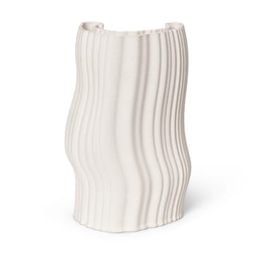 Wazon Moire 19x30 cm - Złamana biel  - Ferm Living